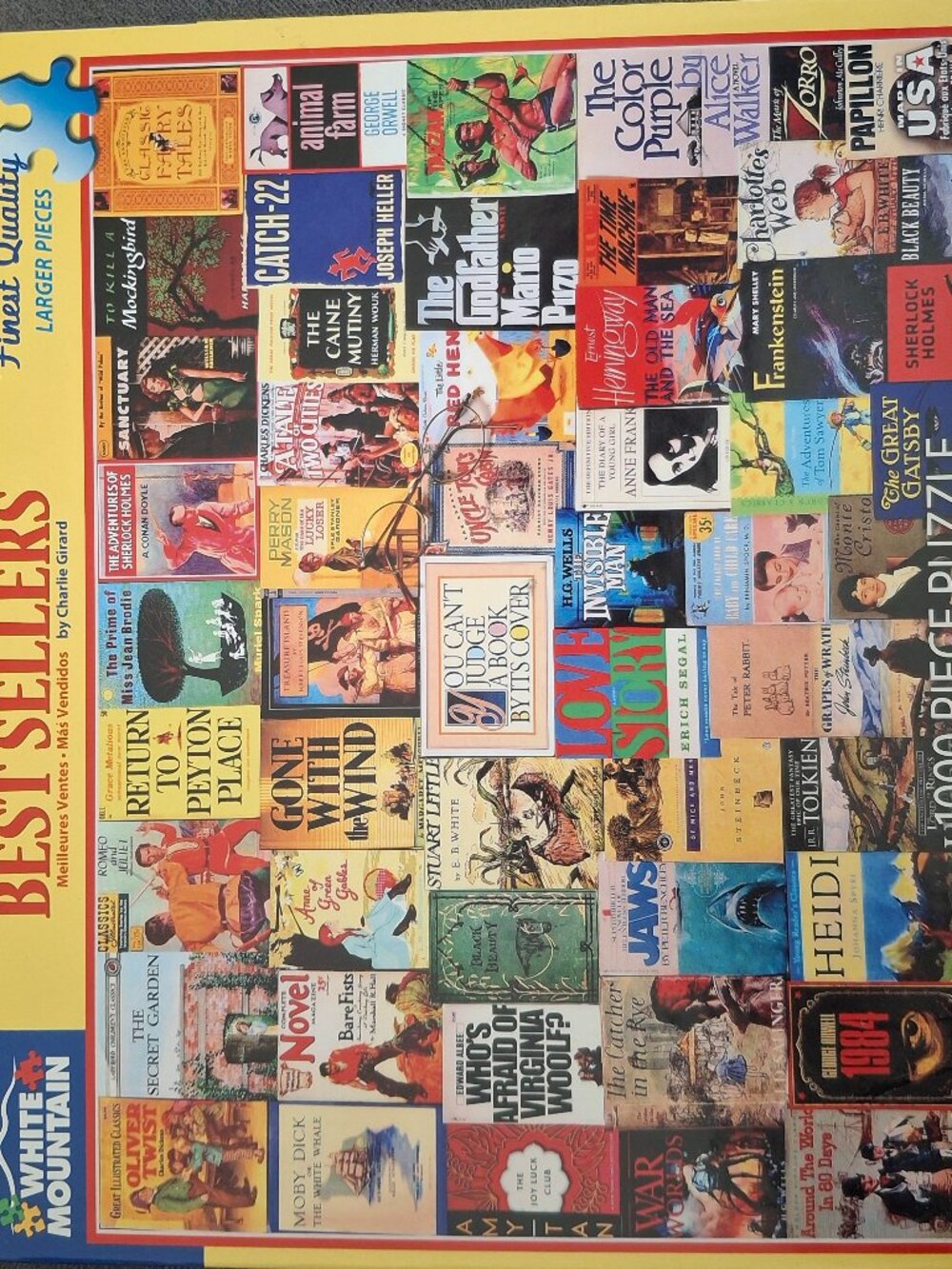 NIB RARE OOP White Mountain Puzzles jigsaw puzzle "Best Sellers"
